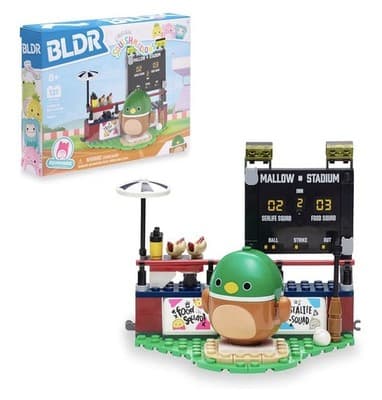 BLDR Squishmallows Avery's Ball Game 121 Piece Building Set