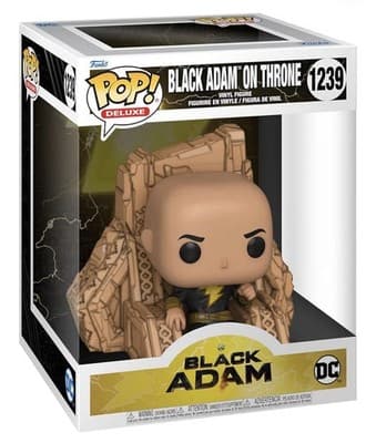 🎉 Funko Pop! Movies – Black Adam on Throne (Deluxe #1239)📦 Brand New in Box