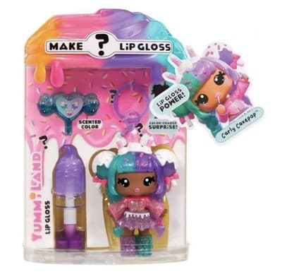 YummiLand Lip Gloss Doll: Carly Cakepop Mystery Color Change - New Sealed W/Tag