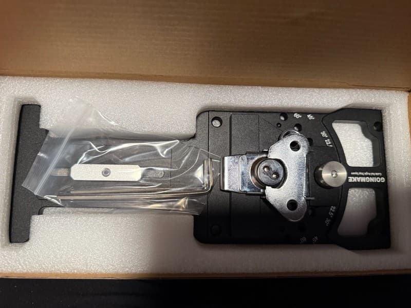GOINGMAKE Guide Rail Angle Stop Square for Circular Saw Track