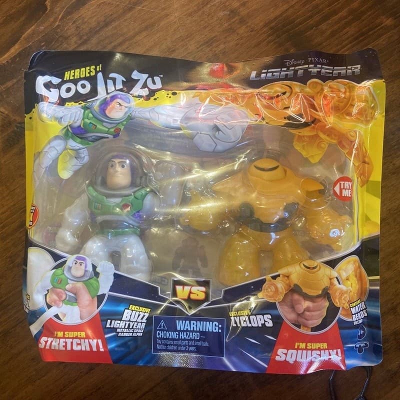 Heroes of Goo Jit Zu Disney Pixar Lightyear Buzz Lightyear vs Zyclops Versus Pac