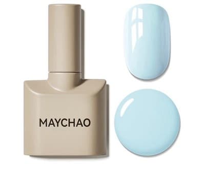 💙 MAYCHAO Sky Blue Gel Nail Polish – 15ml (NEW)