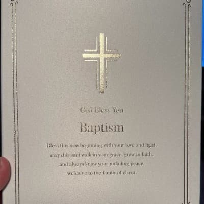 Baptism Keepsake Gift Box for Christening Memento
