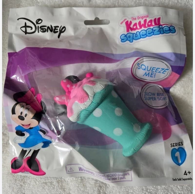 Disney The Original Kawaii Squeezies Series 1 Minnie Mouse Ice Cream Cone Squish