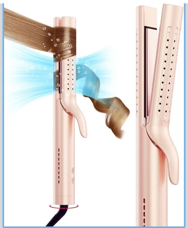 TYMO Airflow 2-in-1 Hair Straightener and Curler with Ionic Cooling