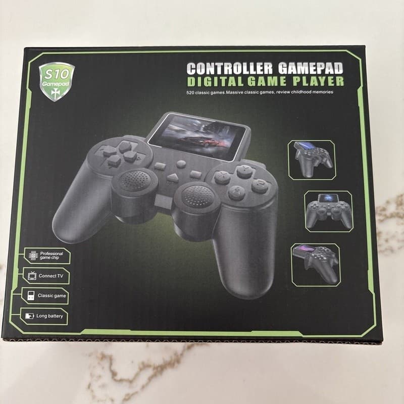 S10 Handheld Game Console Controller Gamepad Digital Game Player with 520 Games