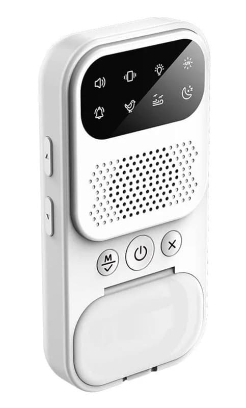 Wireless Bedwetting Alarm for Kids with UV Disinfection, White Noise, and Night