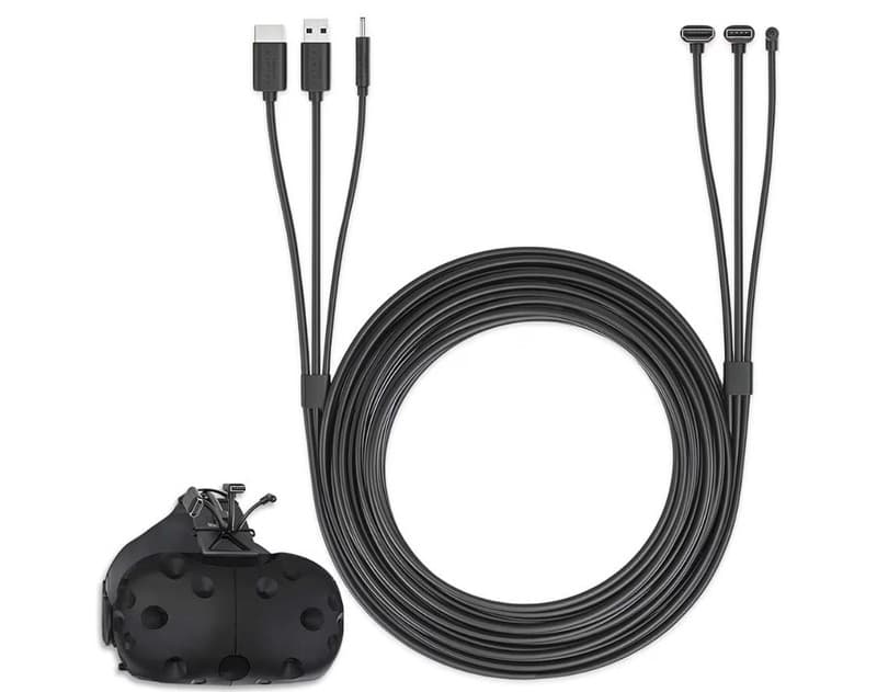 Skywin HTC Vive 3 in 1 Cable Compatible HTC Vive Cable Replacement Cable for HTC