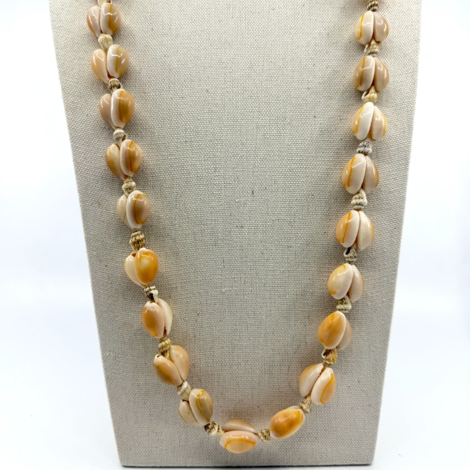 Natural Shell Necklace Beach Jewelry Layering Organic Coastal Statement Piece