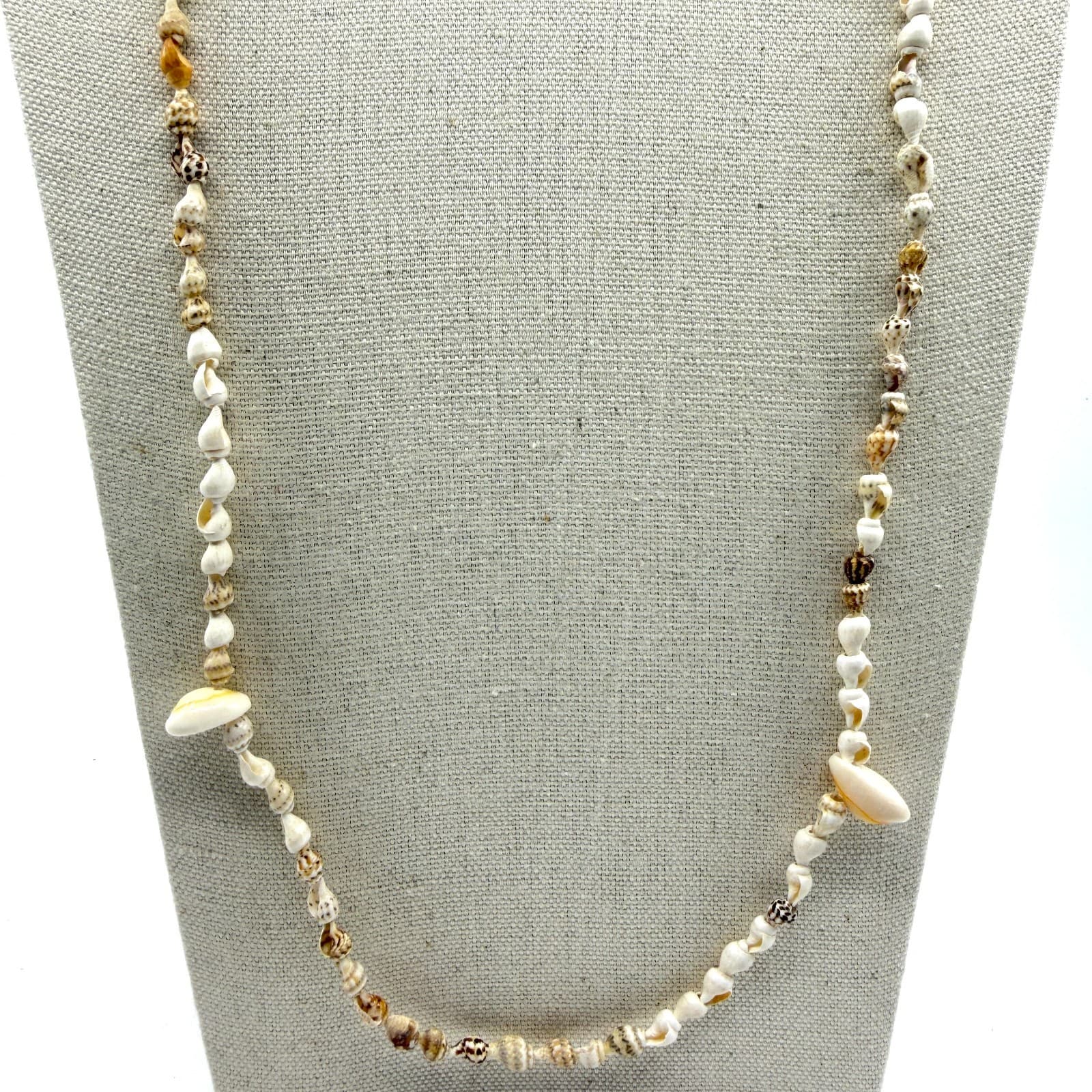 Long Natural Seashell Necklace Beach Bohemian Surf Jewelry Beaded Strand Gift