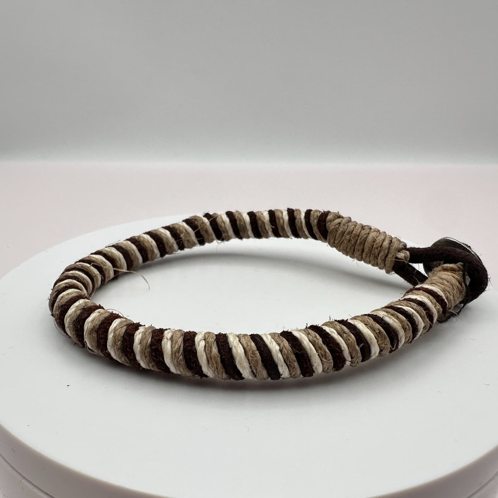 Vintage Y2K Boho Twine Rope Corded Wrap Bracelet Statement Women's Jewelry Retro