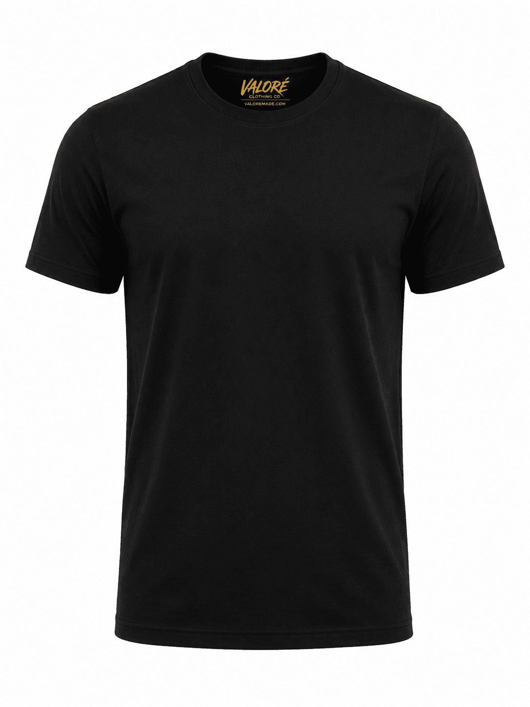 Black Plain Valoré T-Shirt