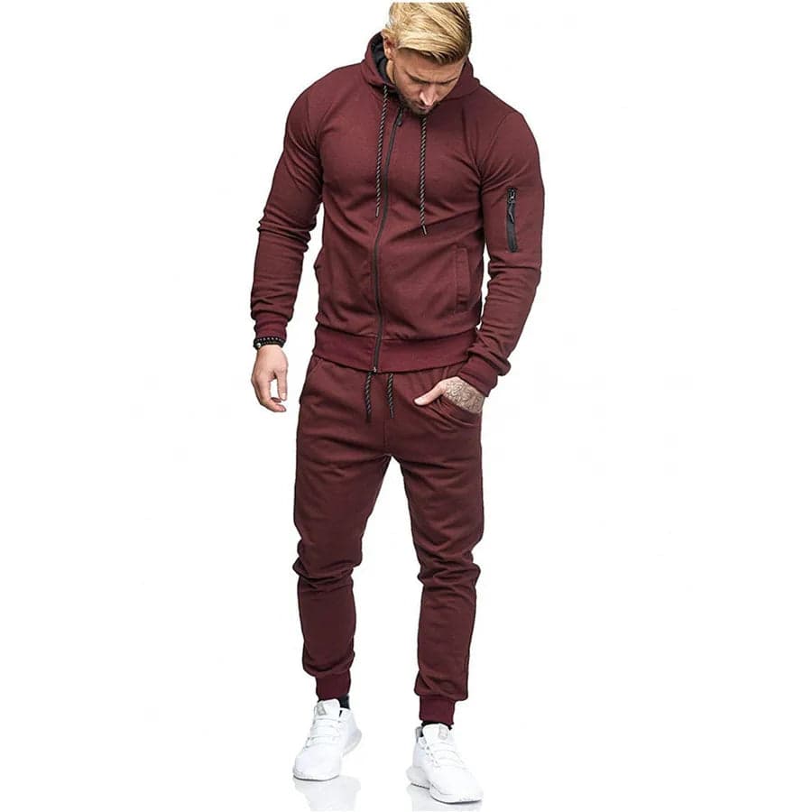 Solid Color Sweatsuit