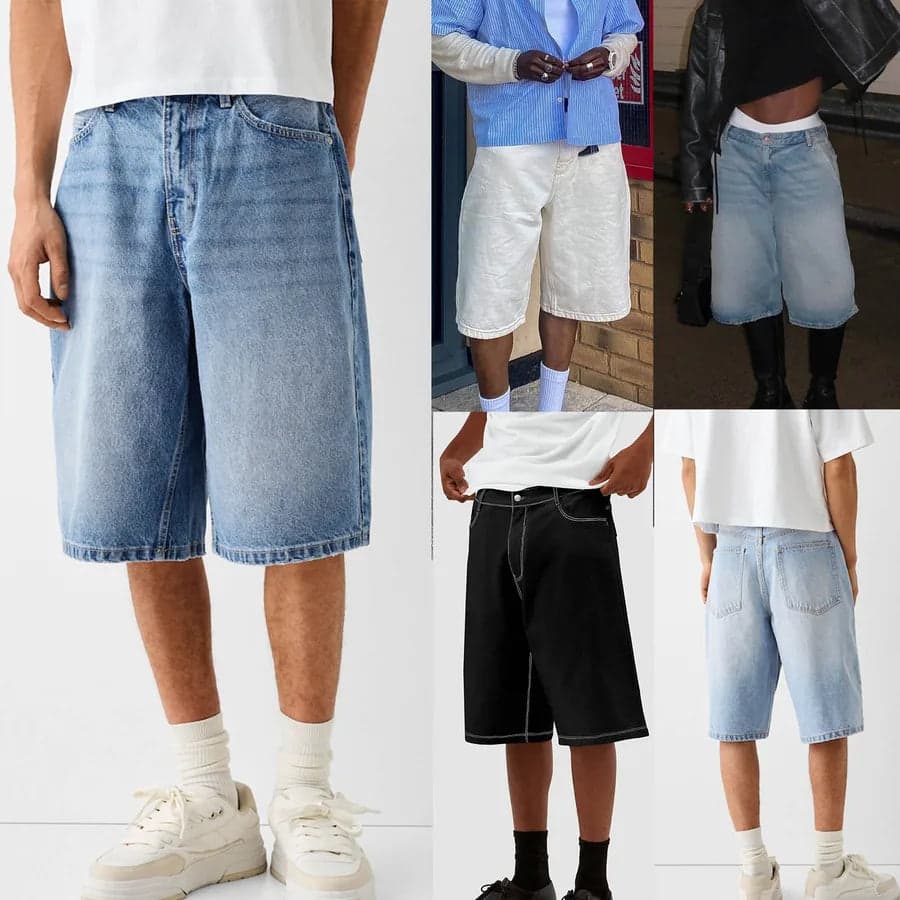 Stretch Denim shorts