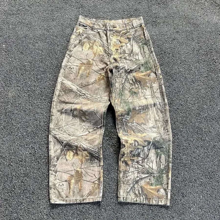 Camouflage Loose Bottoms