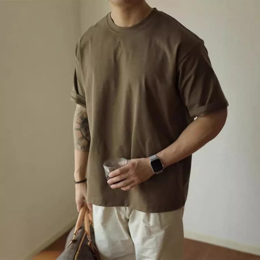 Loose Short Sleeve Men's T-shirt