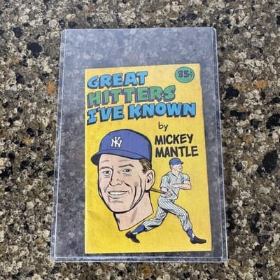 Vintage Carvel Comics Great Hitters I've Known 1976 Mickey Mantle Comic Book