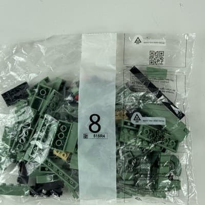 Retired LEGO Green Bricks And Blocks Sealed Parts Bag 8 2017 Building Pieces Lot