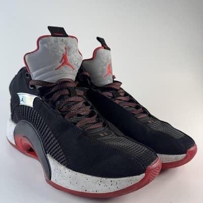 Air Jordan XXXV Shoes Mens Size 10 Black Red Nike Zoom Basketball CQ4227-030
