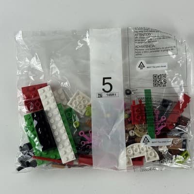 Retired LEGO Parts Bag 5 Assorted Bricks Pieces 2017 Replacement Sealed