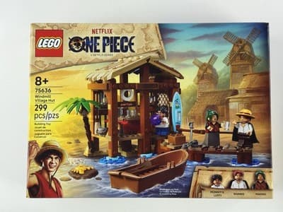 LEGO One Piece Windmill Village Hut 75 75636 299 Pcs Netflix Building Set