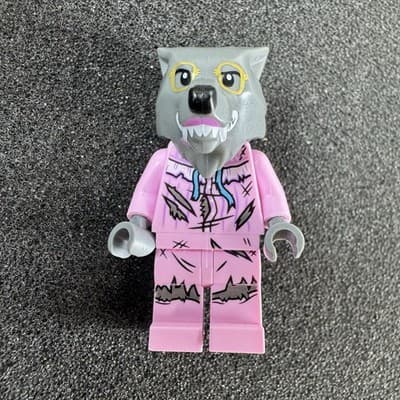 LEGO Big Bad Wolf pink outfit Little Red Riding Hood minifigure Lego Idea042