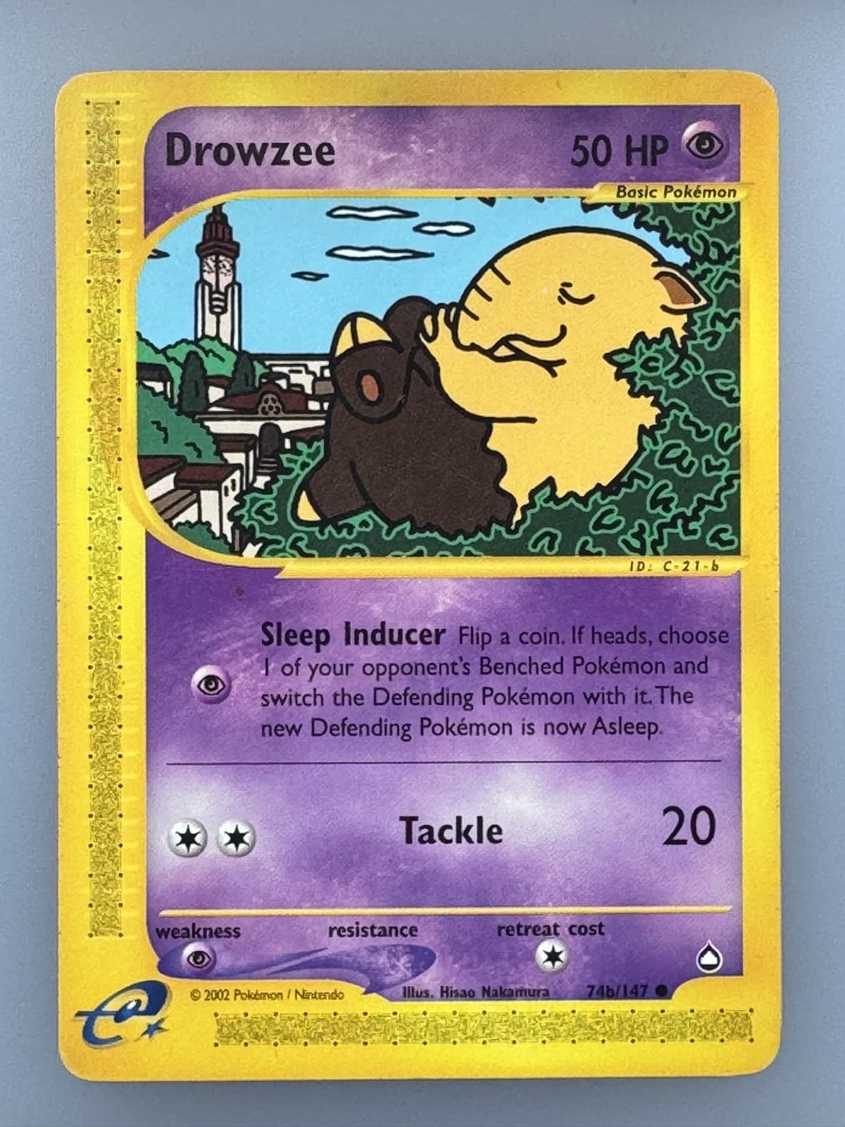 Drowzee (74a) 074A/147 Aquapolis Regular