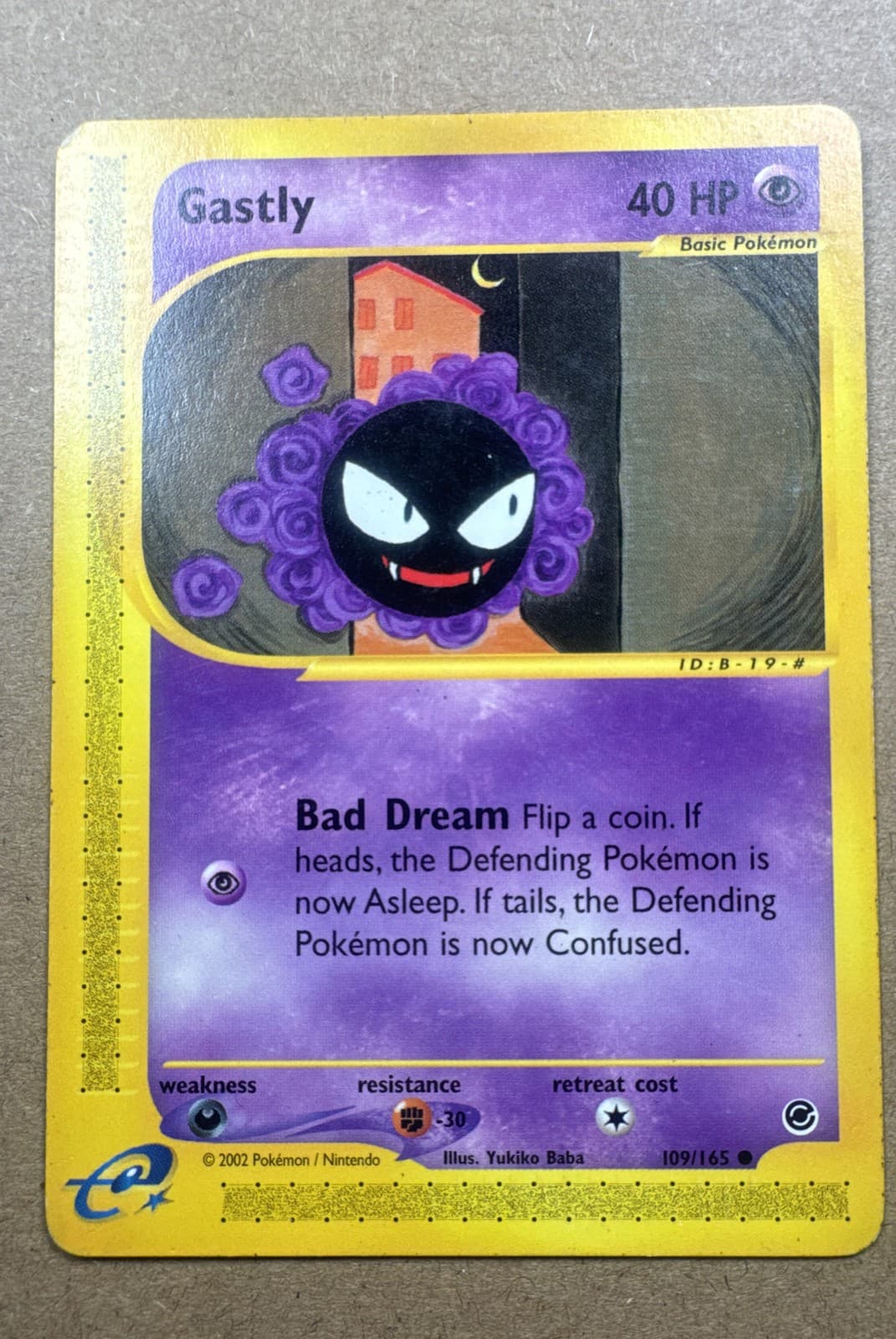 Gastly 109/165 Expedition Base Set Regular