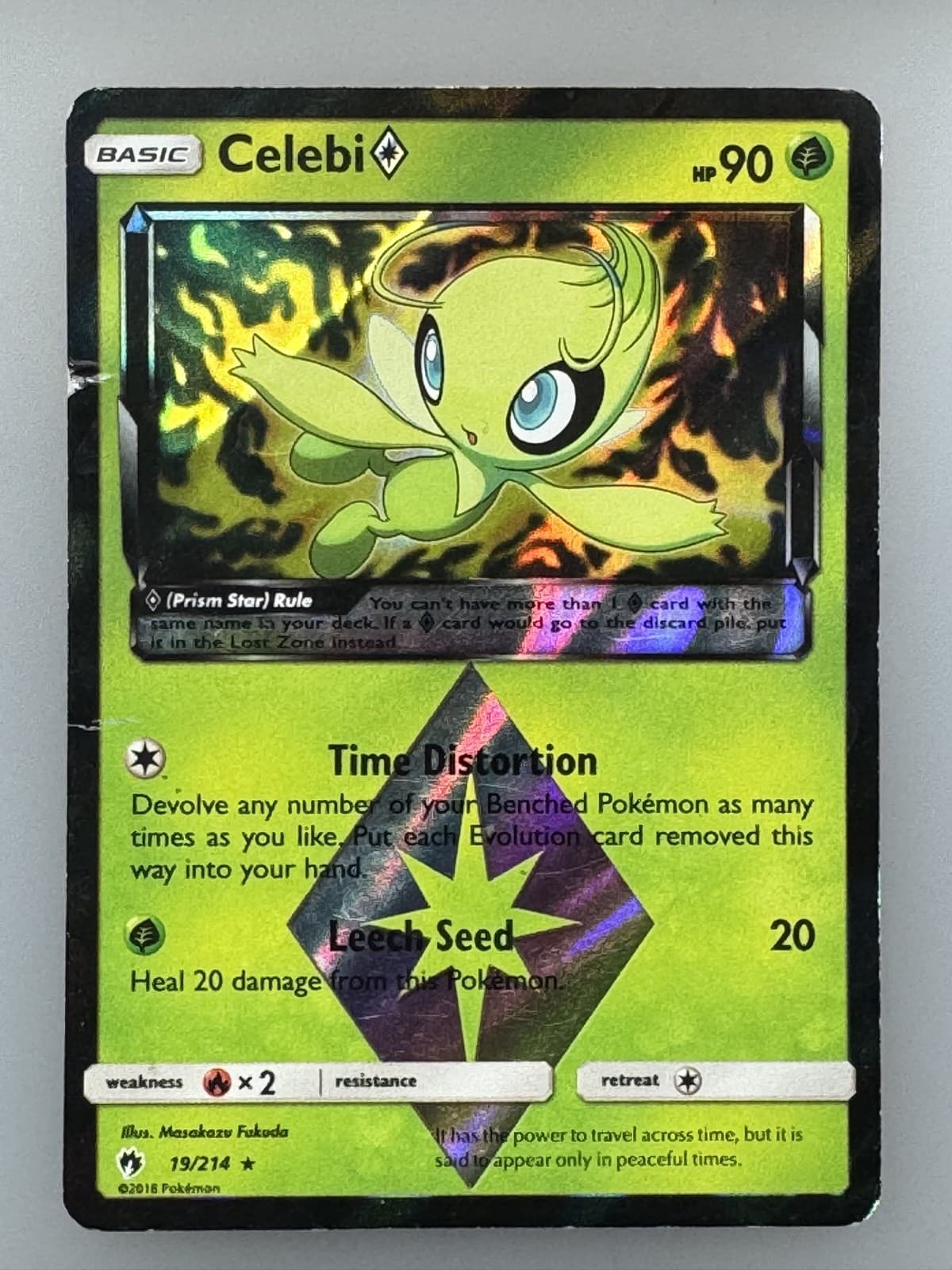 Celebi Prism Star 19/214 Sm-Lost Thunder Holo