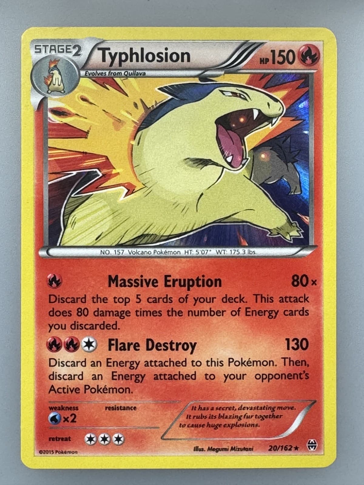 Typhlosion 20/162 Breakthrough Holo