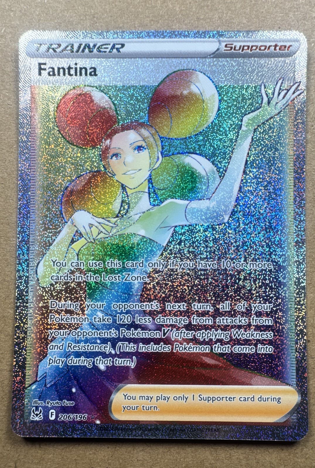 Fantina (Secret) 206/196 Swsh11: Lost Origin Holo