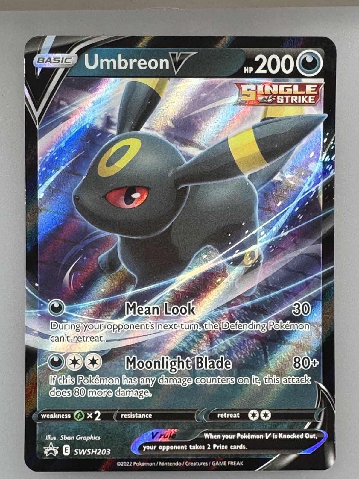 Umbreon V SWSH203 SWSH: Sword & Shield Promo Cards Holo