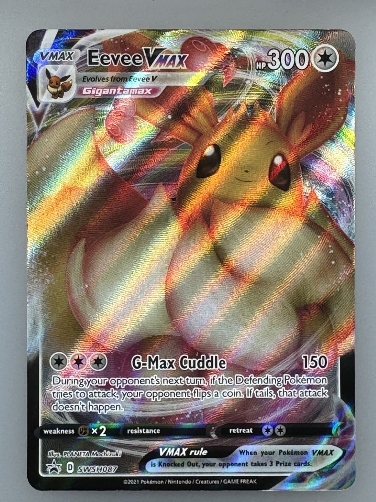 Eevee VMAX SWSH087 SWSH: Sword & Shield Promo Cards Holo