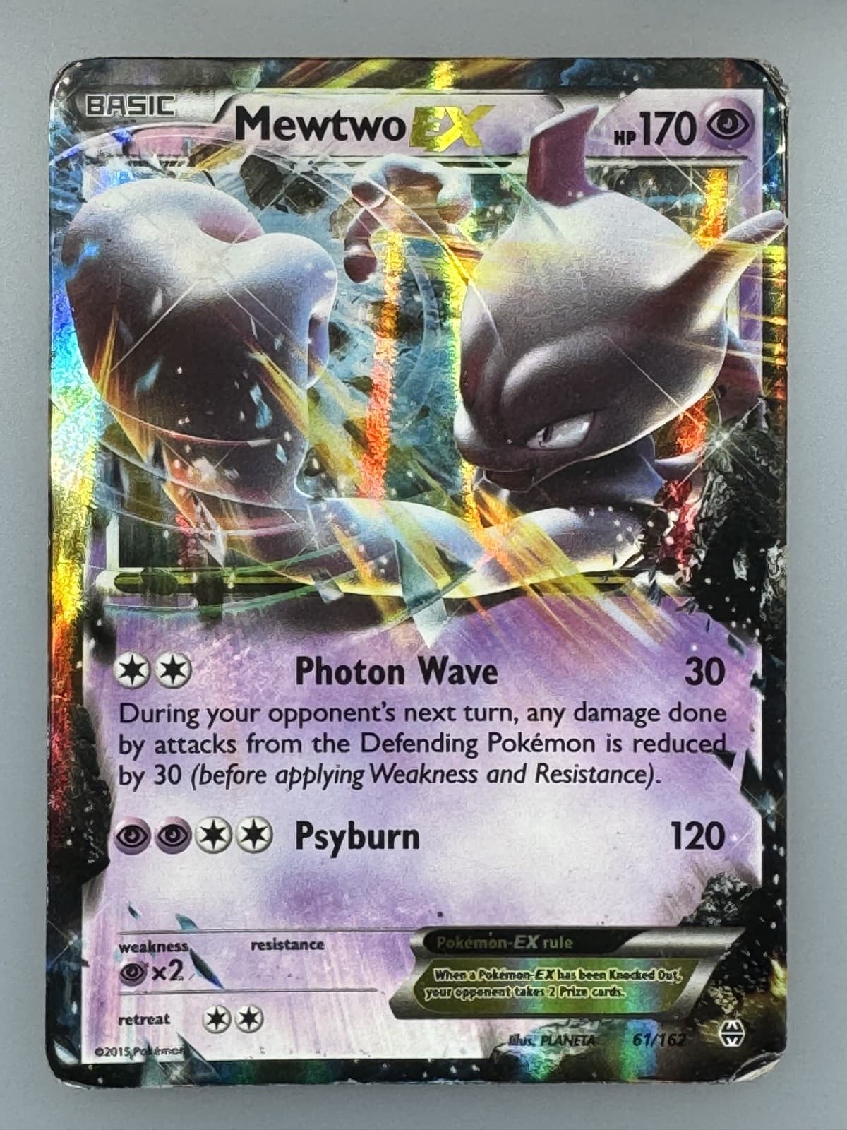 Mewtwo EX 61/162 Breakthrough Holo