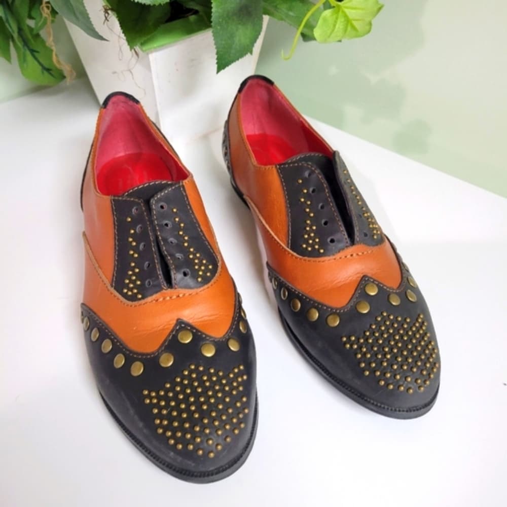 ð¥³HP𥳠Jeffrey Campbell For Free People 7 M Capone Leather Oxfords Shoes