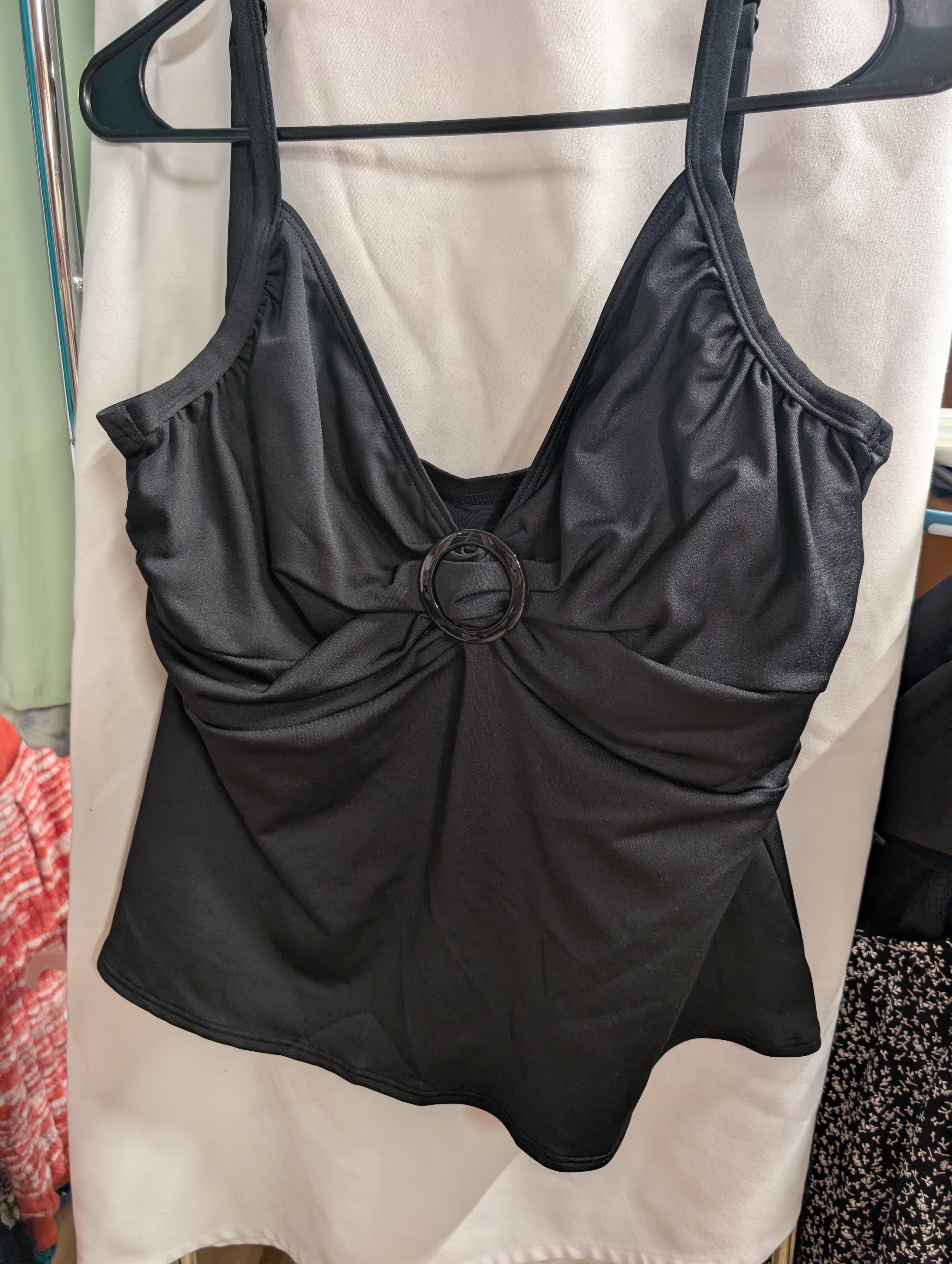 Zuni Parade Black Swim Top Size 40C