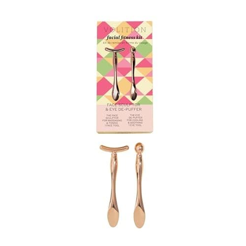 Volition Beauty Facial Fitness Kit - Skincare Accessories - Face Sculptor & Eye-Depuffer
