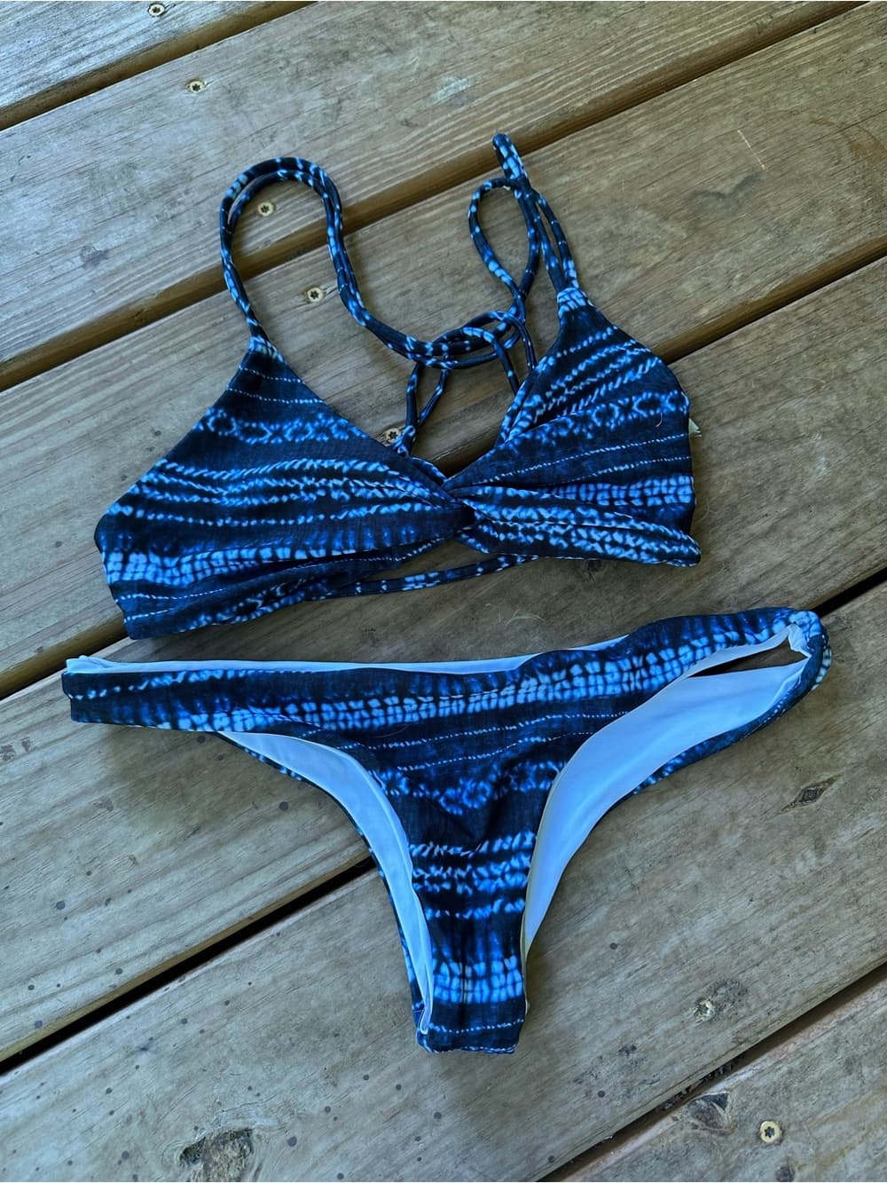 NWOT L*Space Hartley Lilly tie dye bikini set small