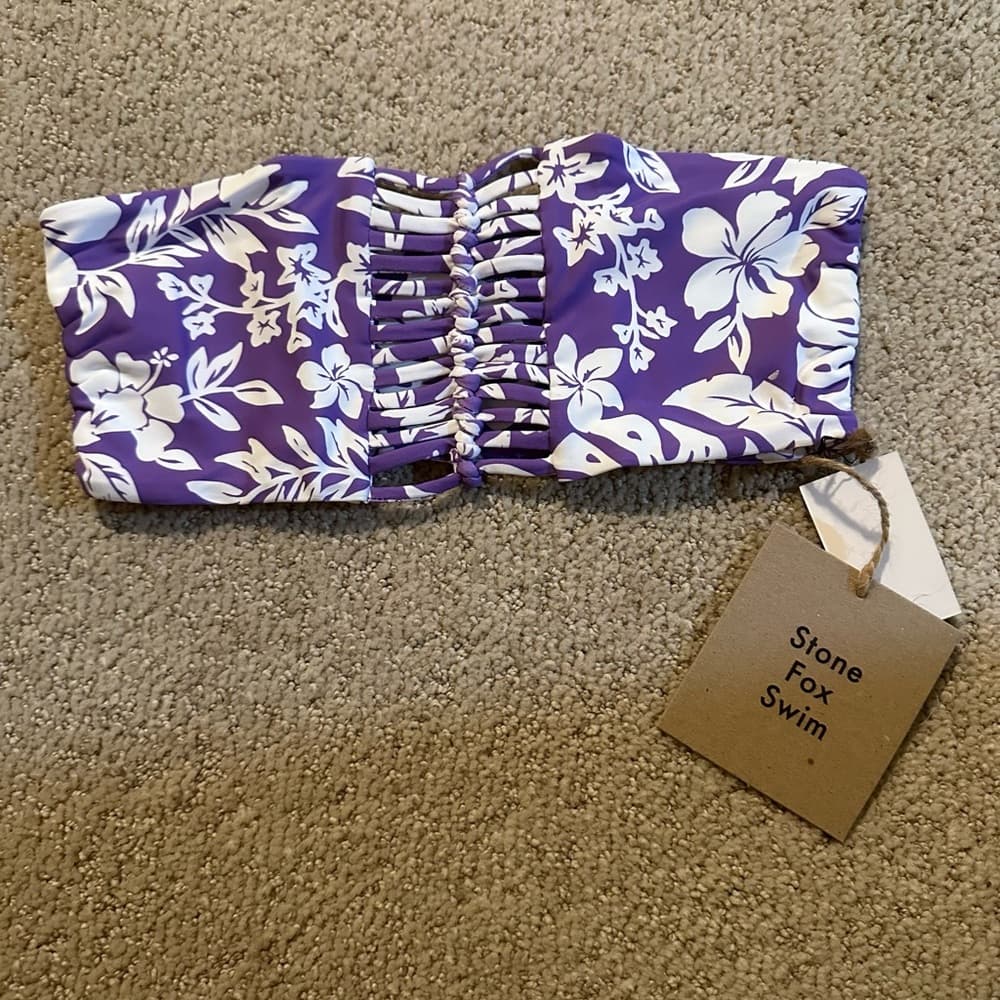 NWT Stone Fox Inez bikini top Kauai