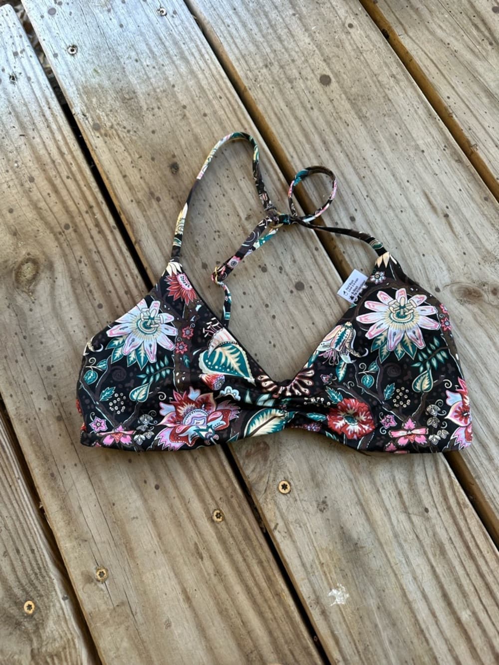 NWOT L*Space Elle Floracopa bikini top