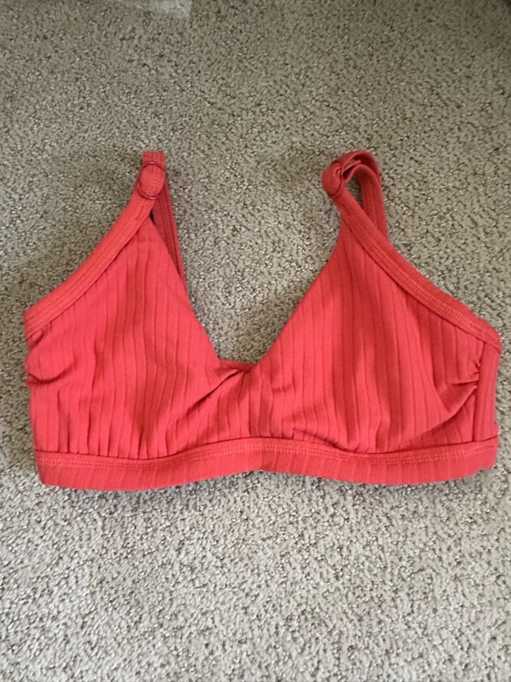 Seafolly Inka ribbed bikini top