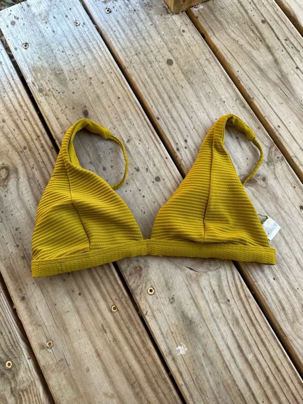 NWOT L*Space Nina bikini top Sweat Pea