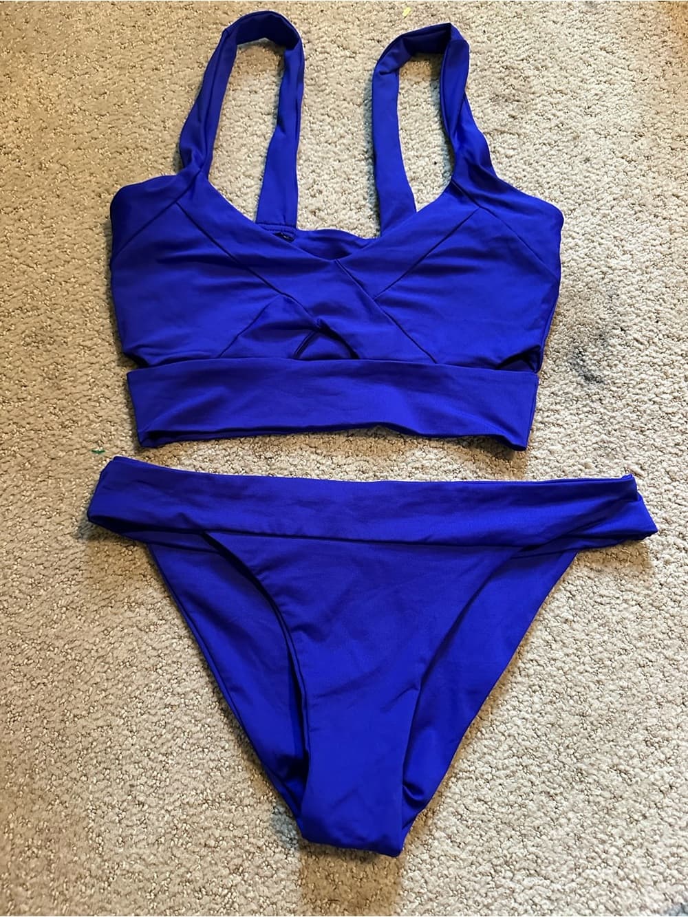 NWOT L*Space bikini set sapphire small