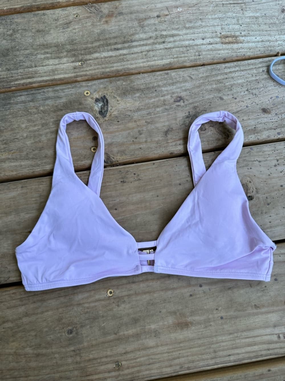 NWOT L*Space Monroe bikini top lilac