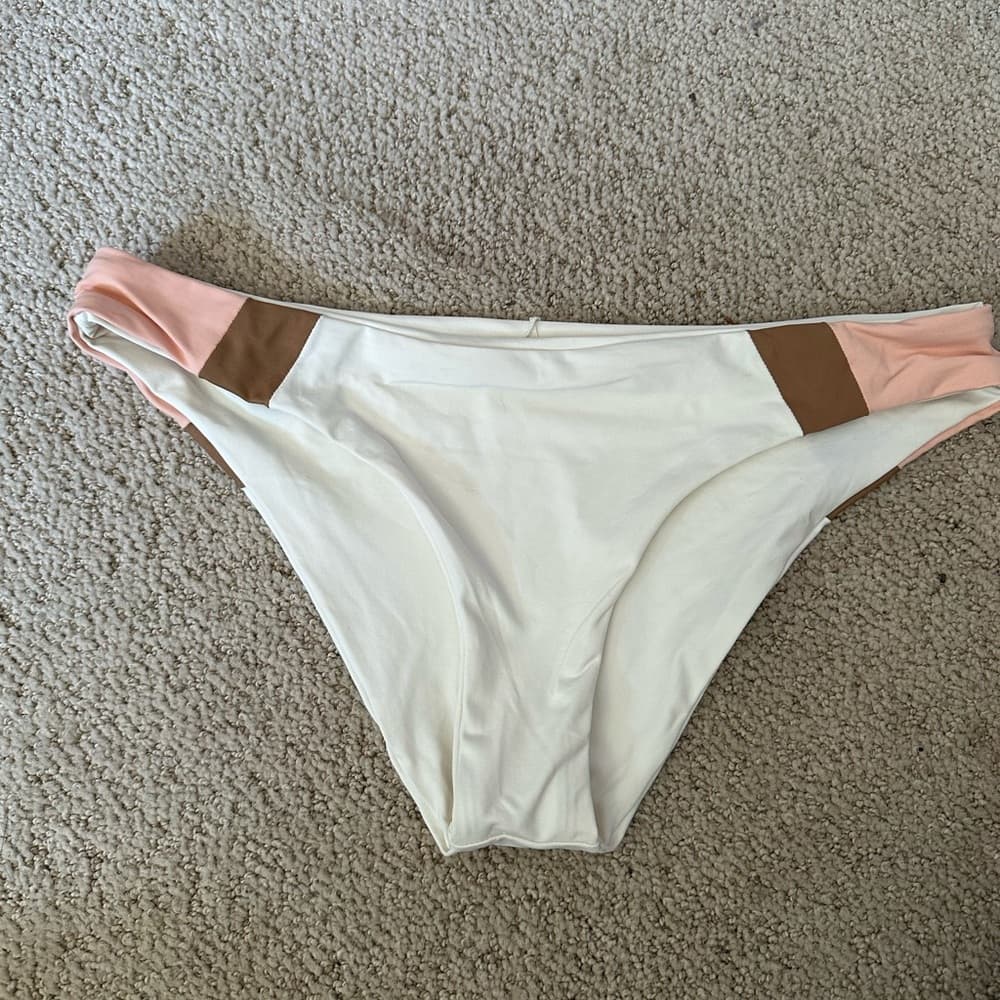 NWOT L*Space colorblock bikini bottoms small