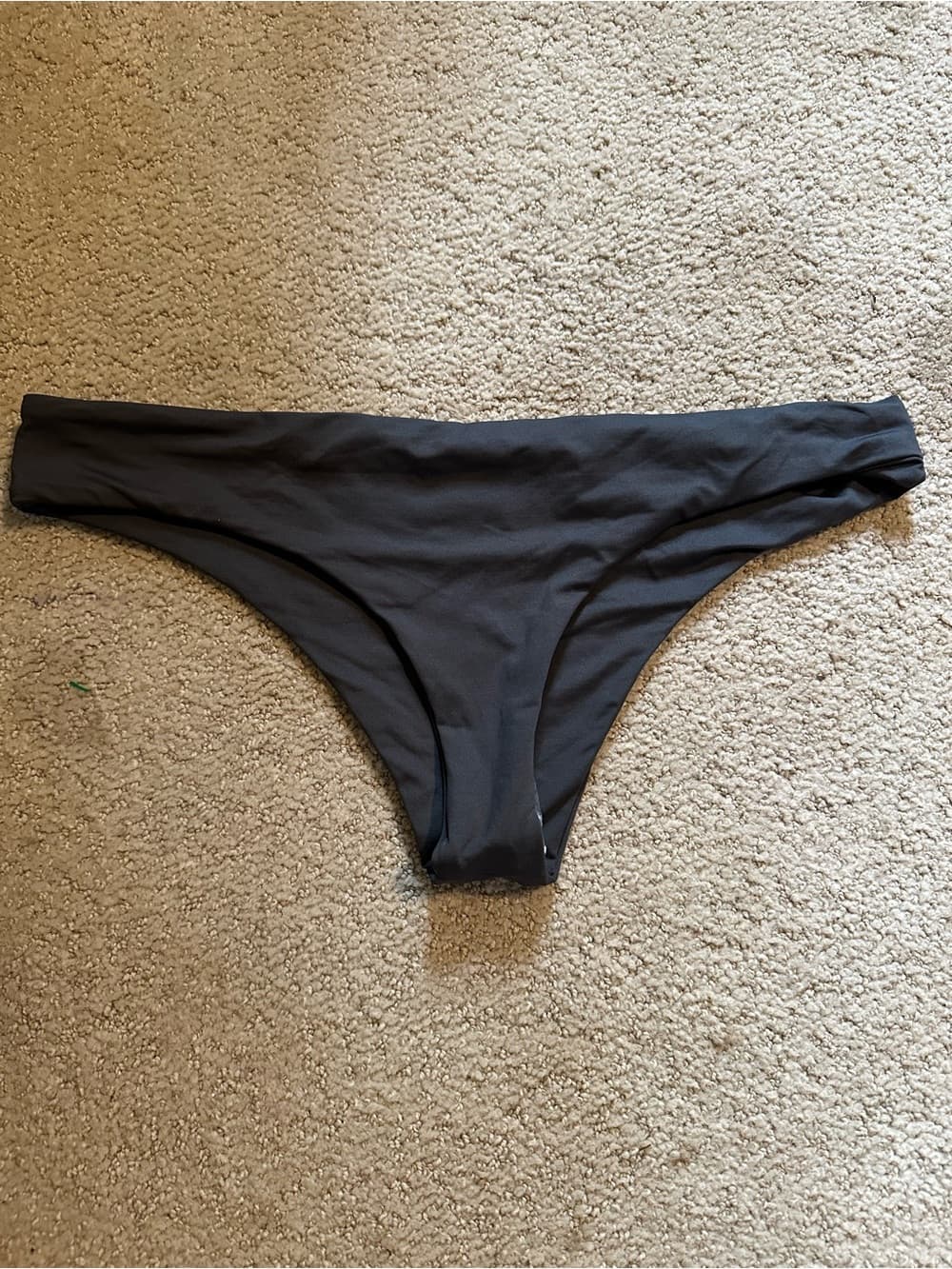 NWOT L*Space Sandy Bitsy cut bikini bottoms grey