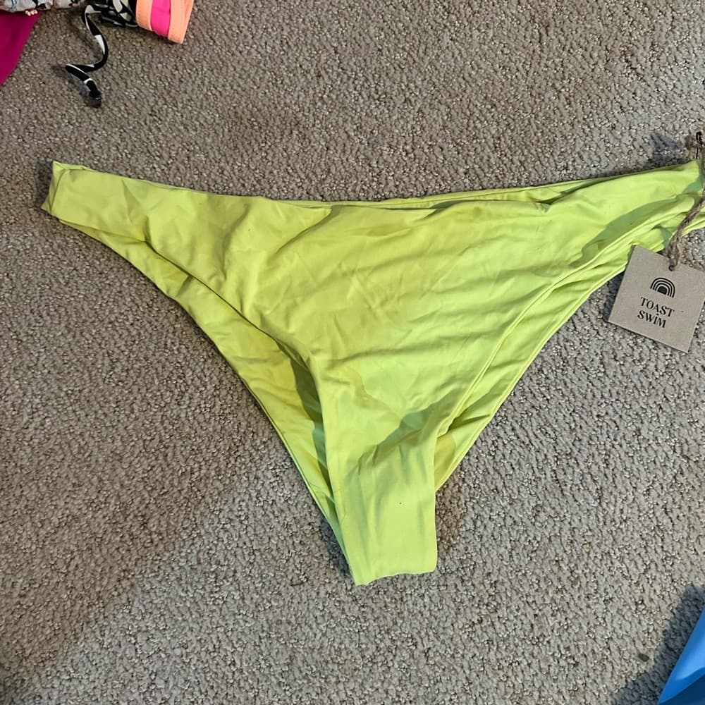 NWT Toast x Free People hipster bikini bottoms Daiquiri extra large