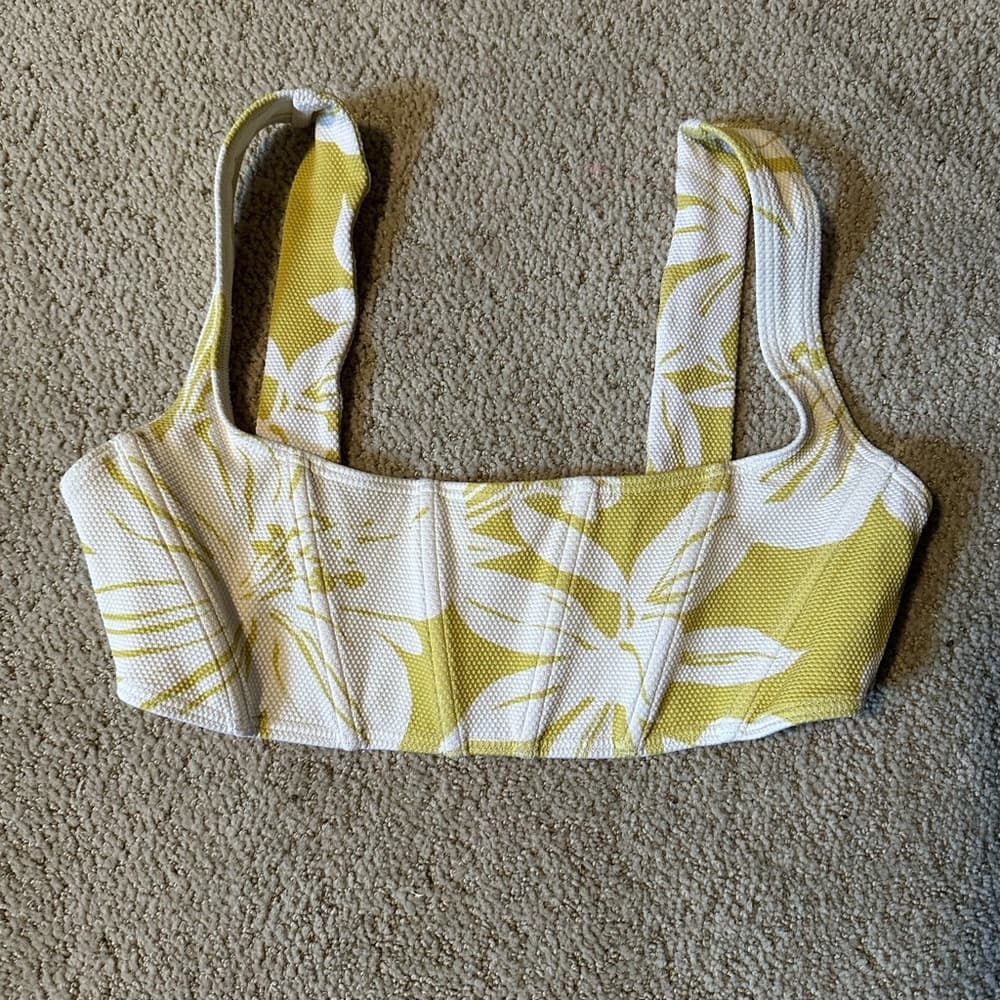 L*Space Odessa corset bikini top Havana Blooms