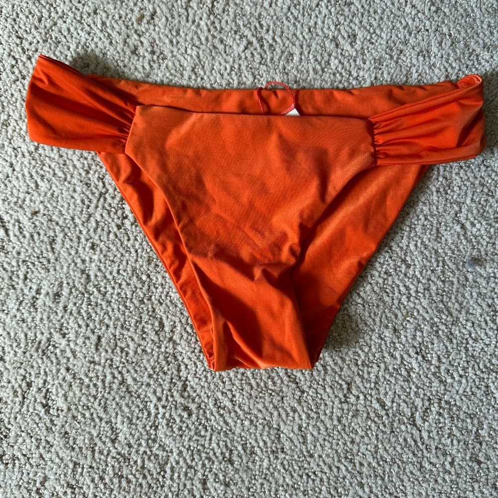 NWOT L*Space Monique bikini bottoms orange