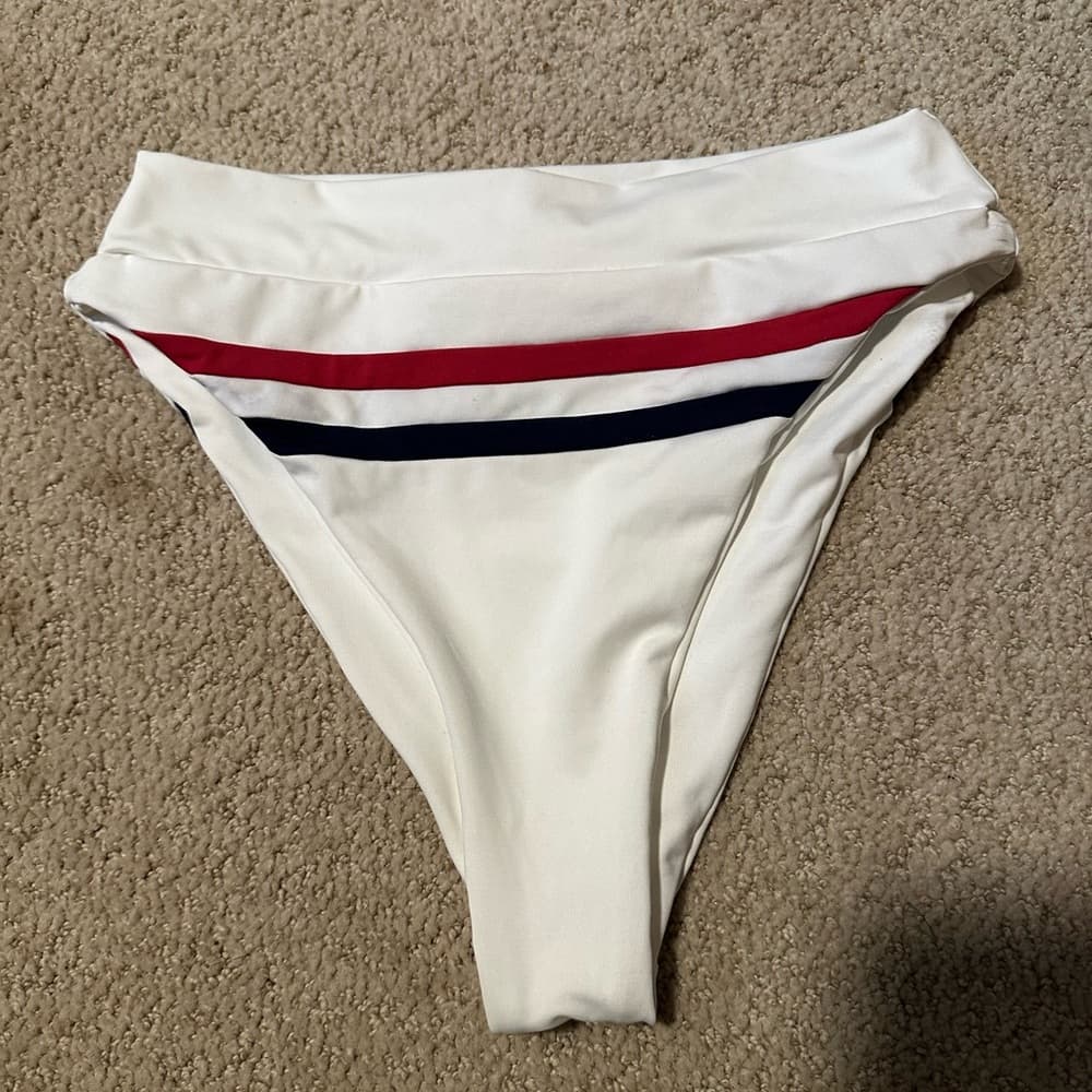NWOT L*Space Wilson bikini bottoms white